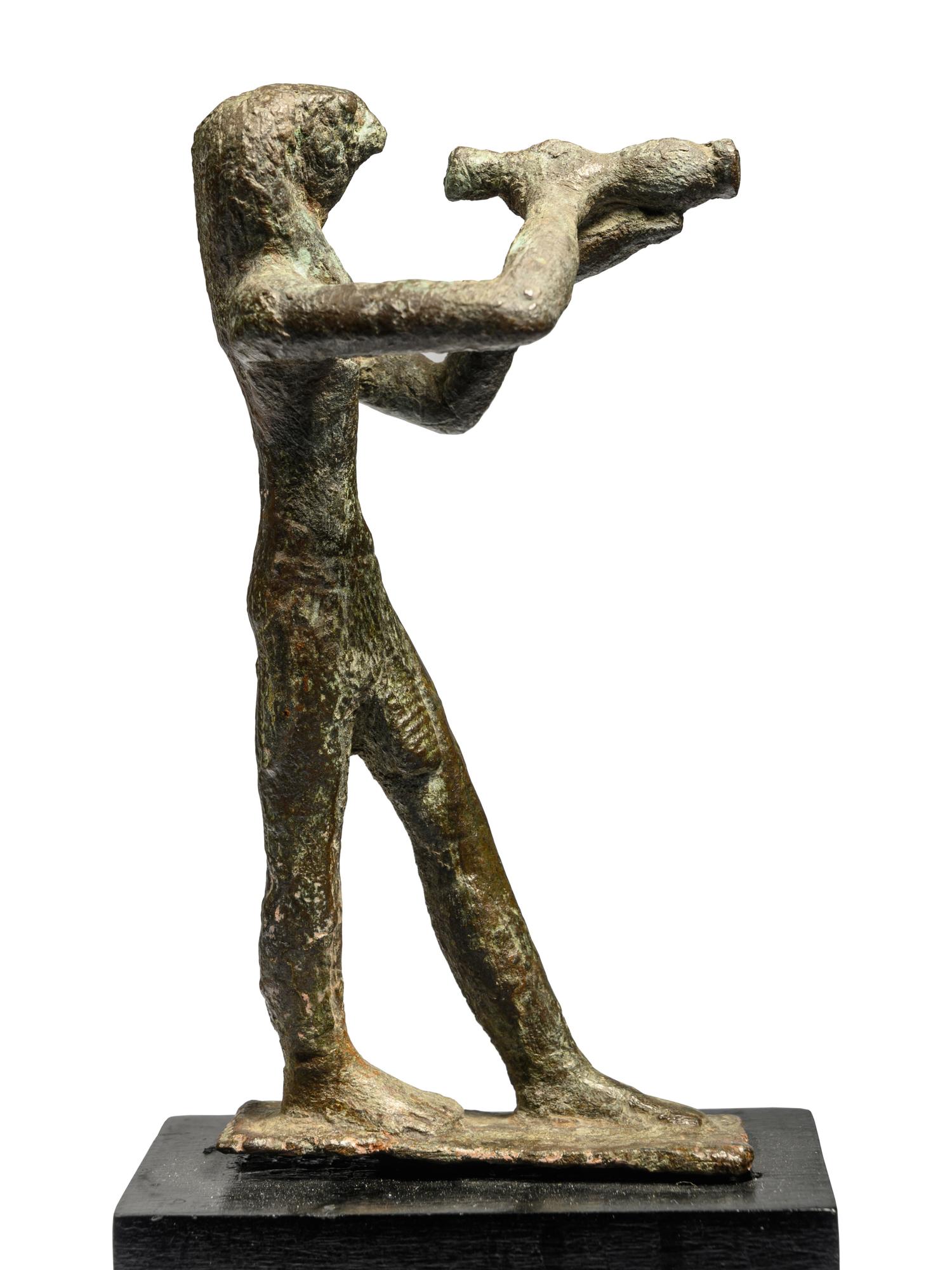 An Egyptian Bronze Horus