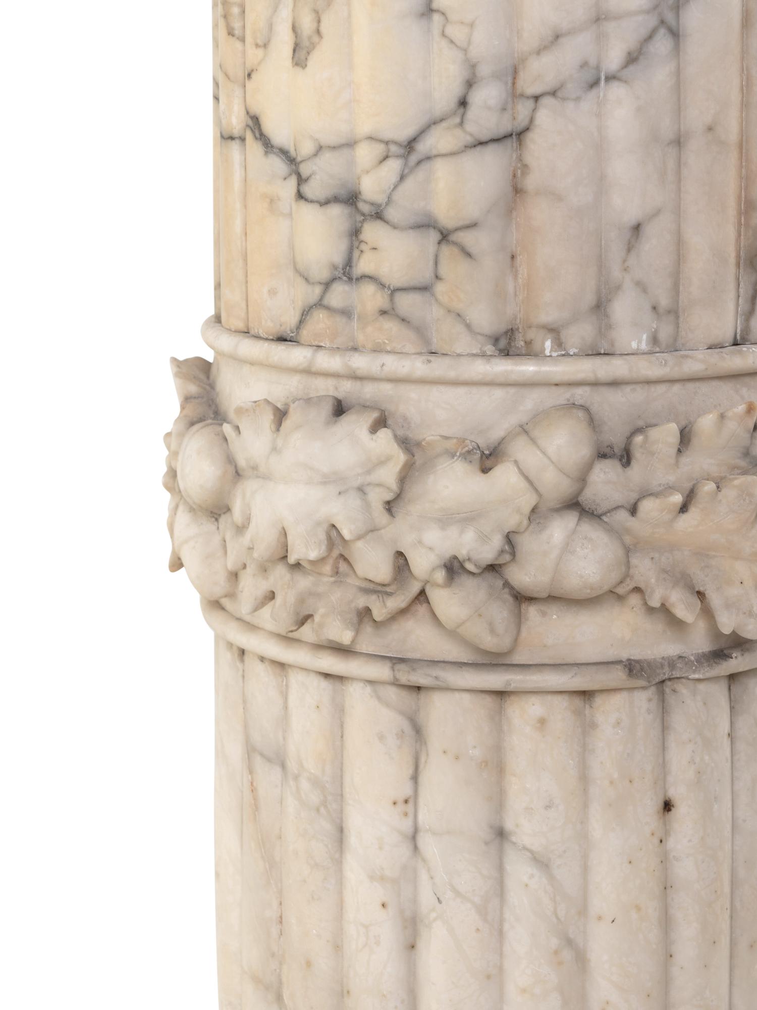 A Continental Marble Pedestal
