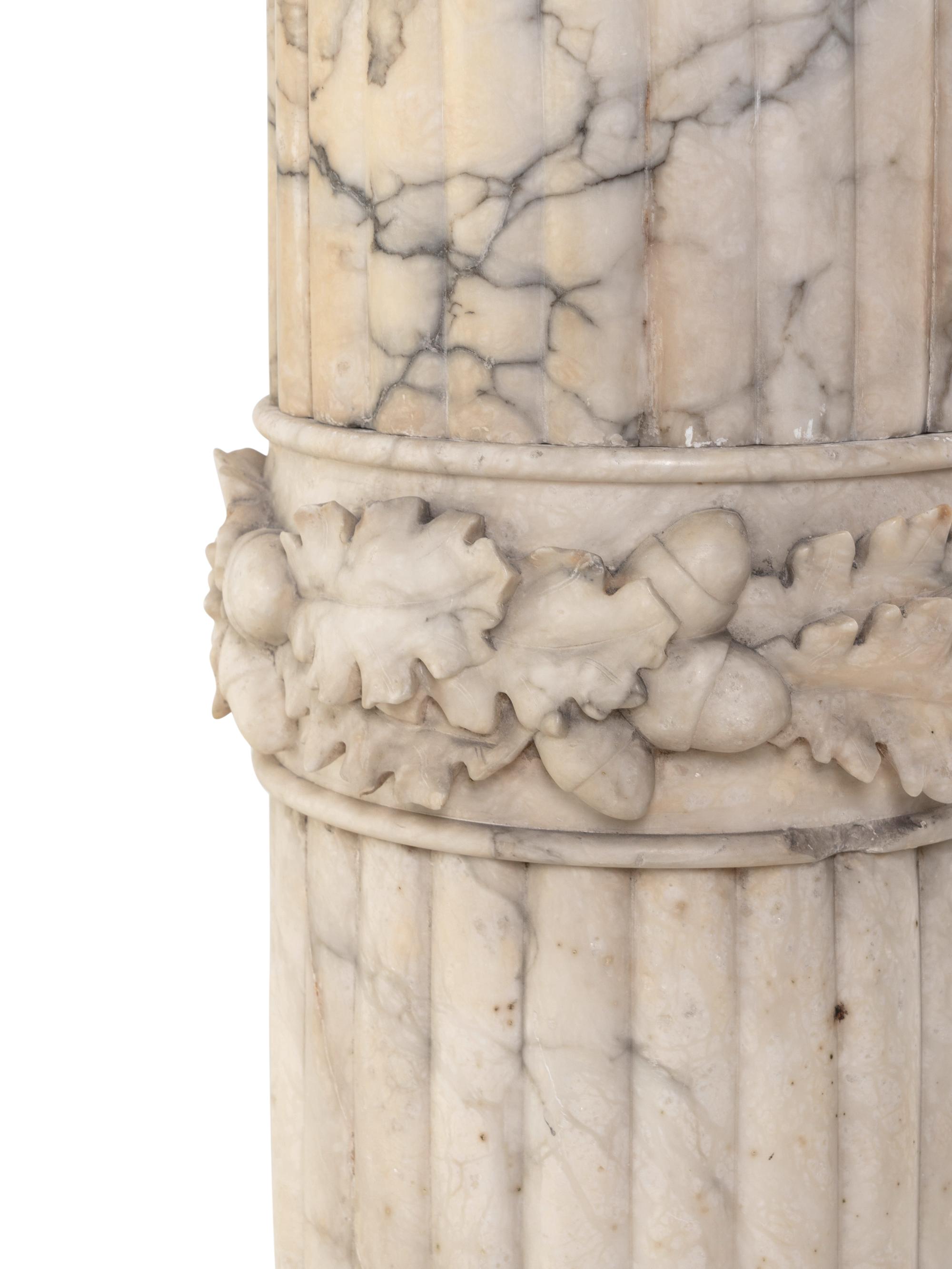 A Continental Marble Pedestal