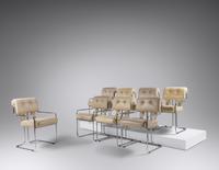 Set of Eight Tucroma Dining Chairs Mariani, Italy