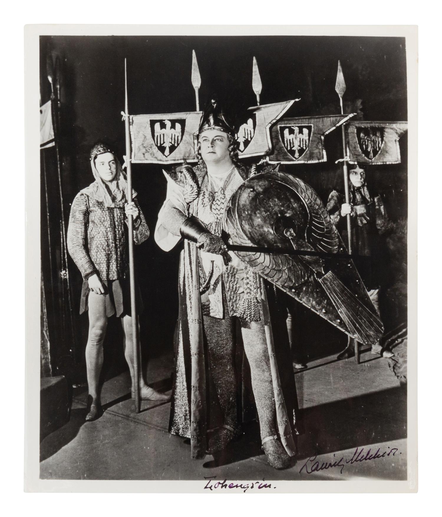 [20TH-CENTURY OPERA SINGERS]. A group of 6 photographs of opera singers from the 1940s, most signed, comprising images of: