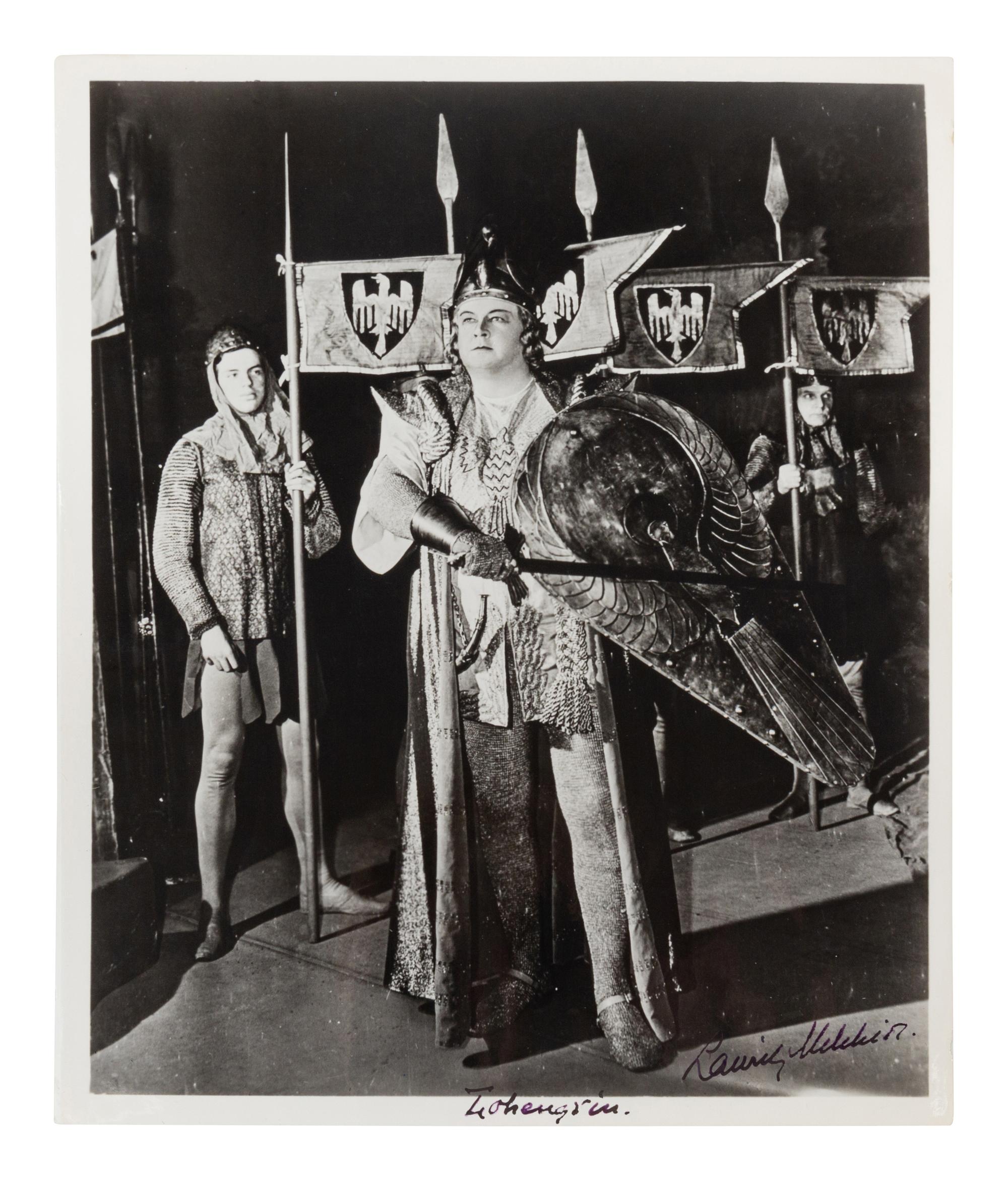 [20TH-CENTURY OPERA SINGERS]. A group of 6 photographs of opera singers from the 1940s, most signed, comprising images of: