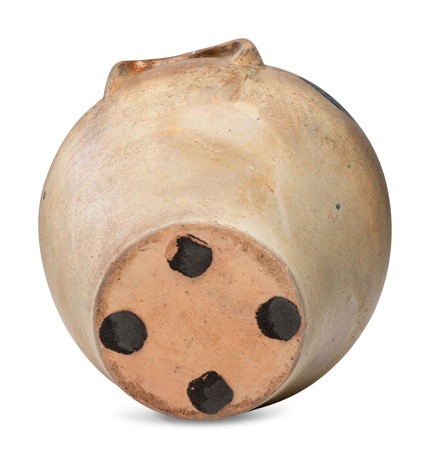 An I. M. Mead Cobalt Decorated Stoneware Jar