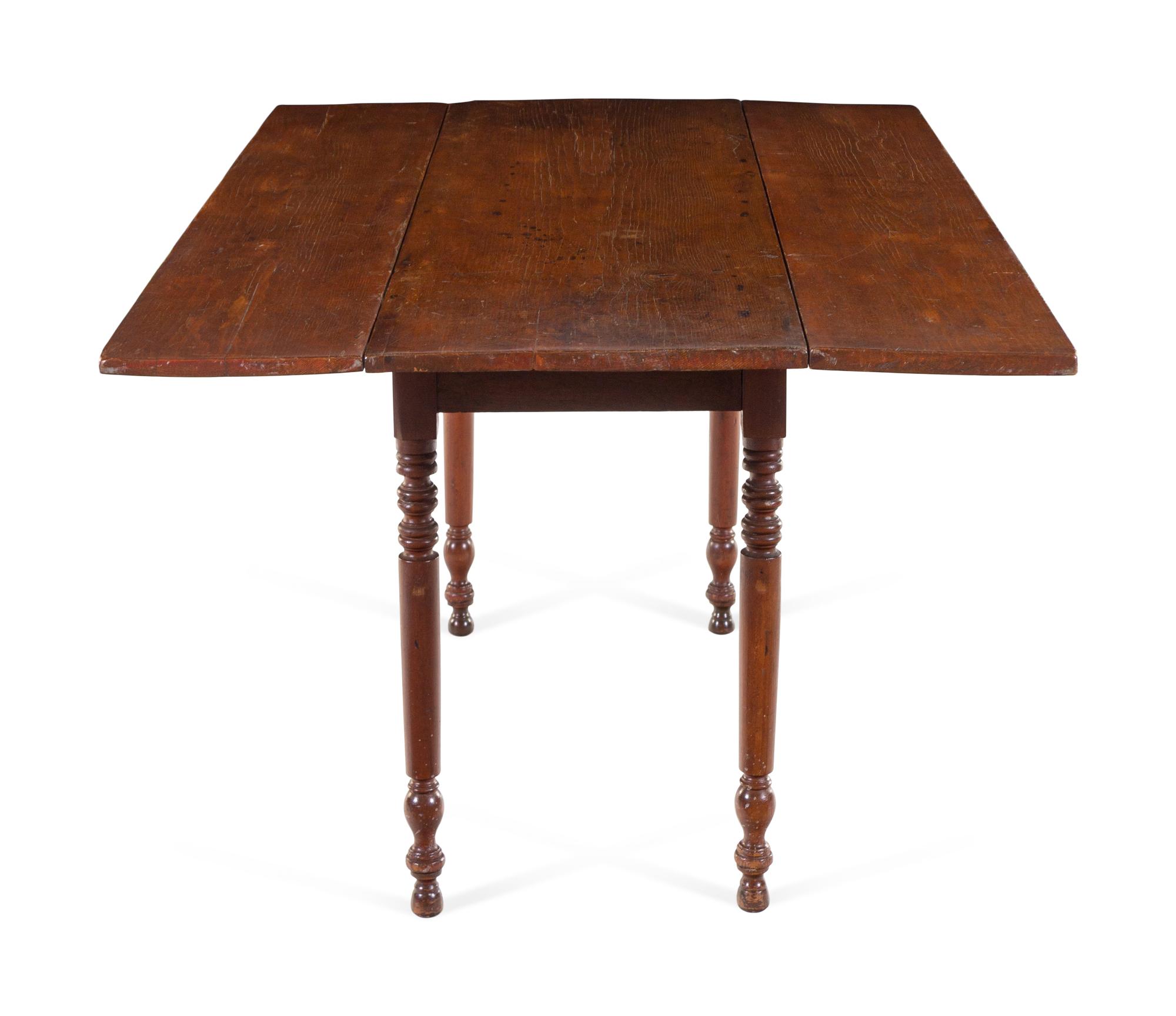 An American Pine Drop Leaf Table