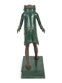 A Continental Polychromed Wood Figure of a Monkey — EARLY 20TH CENTURY