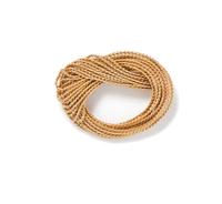 A Napier Goldtone Rope Pin, 2" x 1.5".