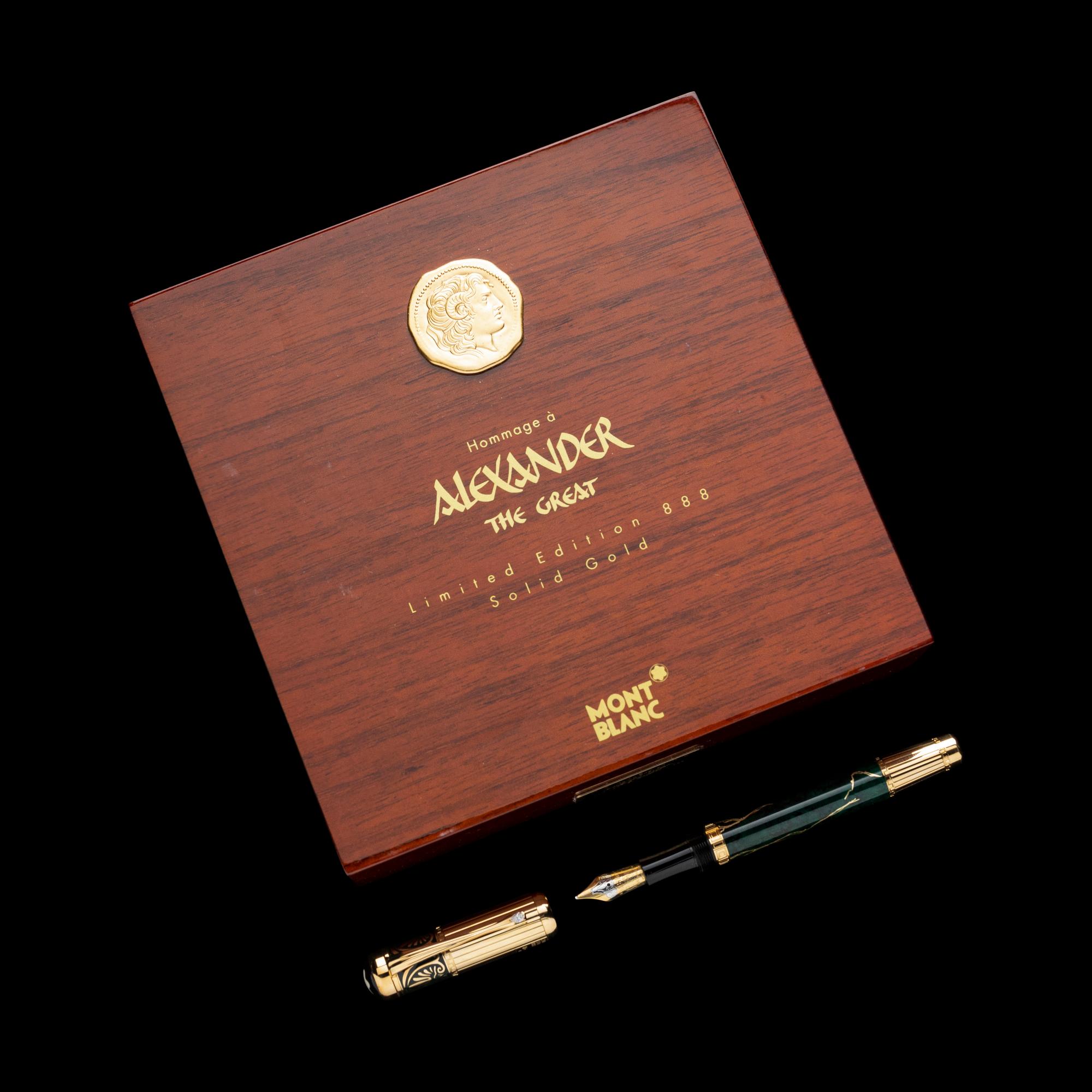 A Montblanc Alexander the Great: 888 Limited Edition Fountain Pen