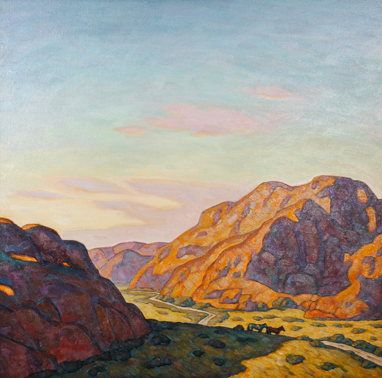 Howard Post, (American, b. 1948), Canyon Road