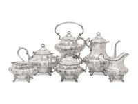 An American Silver Six-Piece Tea and Coffee Service