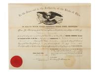 [CIVIL WAR]. A group of 6 documents identified to William Bennett, Co. C, 19th Ohio Infantry.