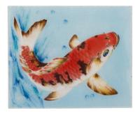 A Cloisonne Enamel Plaque Height 9 1/2 inches.