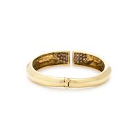 YELLOW GOLD AND DIAMOND CUFF BRACELET