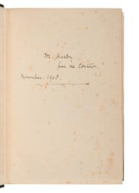 HARDY, Thomas (1840-1928), editor. Select Poems of William Barnes. Chosen and Edited with a Preface and Glossarial Notes by Thomas Hardy . London: Henry Frowde, 1908.