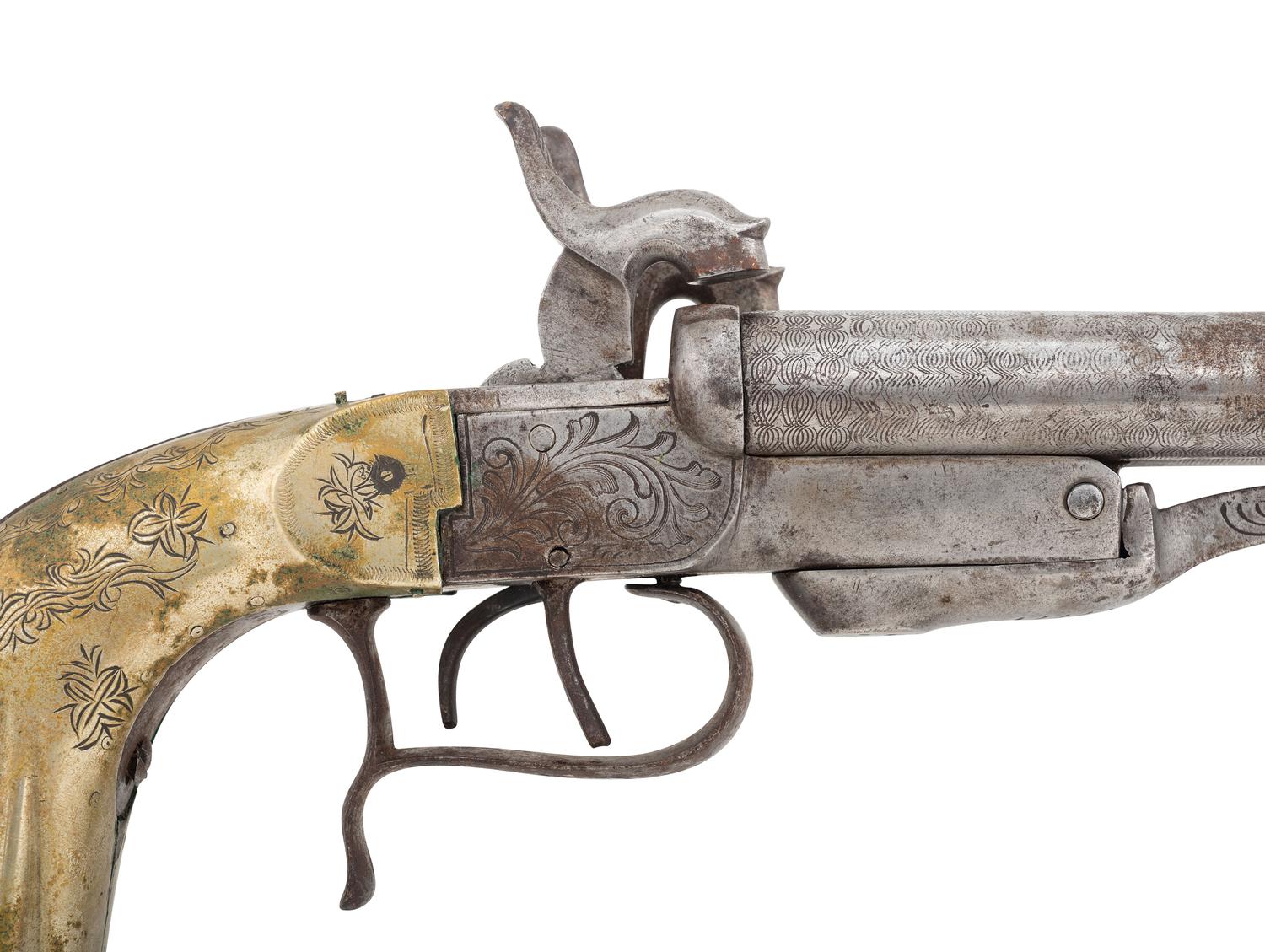 A Belgian Pistol and US M1905 Bayonet