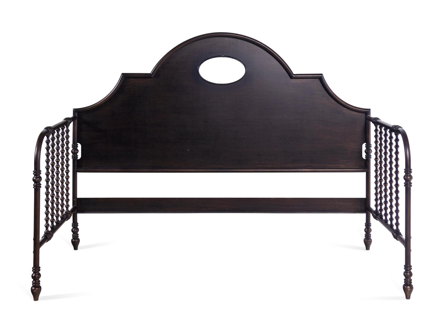 A Contemporary Black Metal Bed