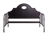 A Contemporary Black Metal Bed