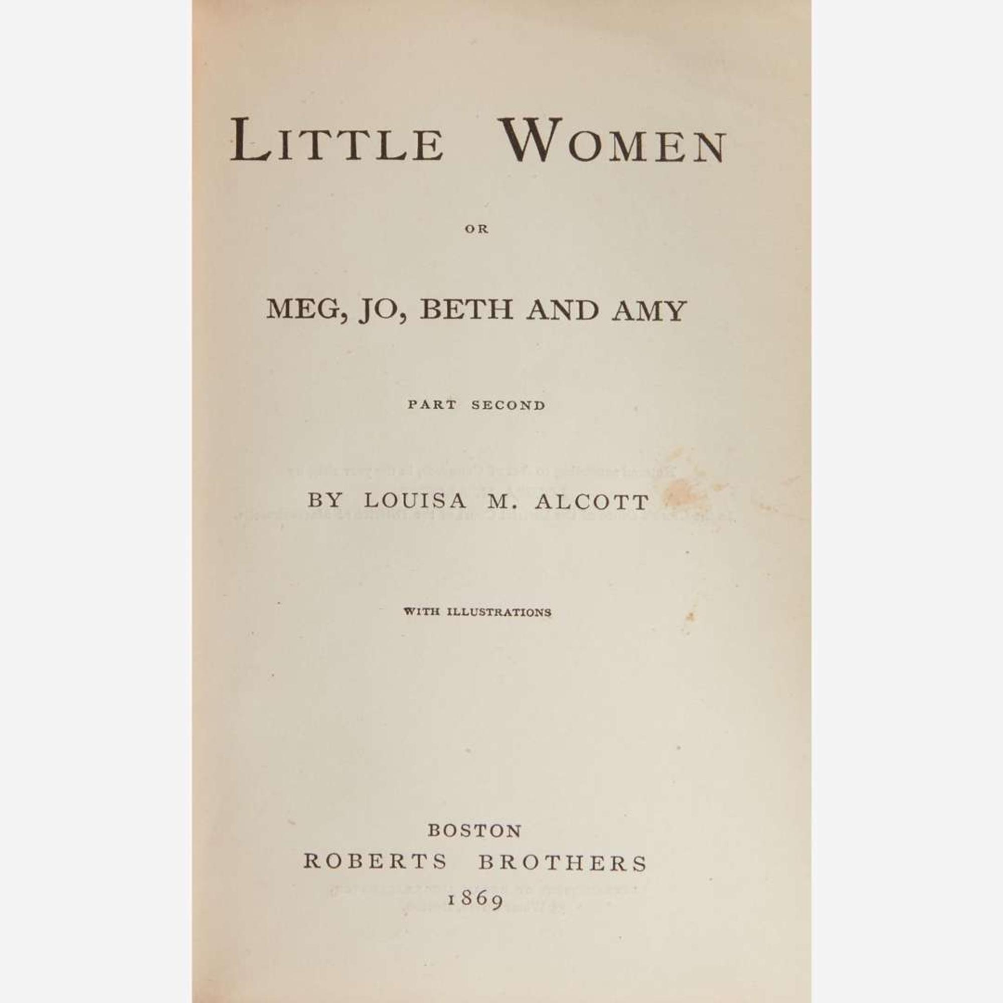 [Literature] Alcott, Louisa M. Little Women or, Meg, Jo, Beth and Amy