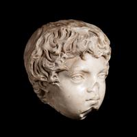 A Roman Marble Portrait Head of the Young Caracalla