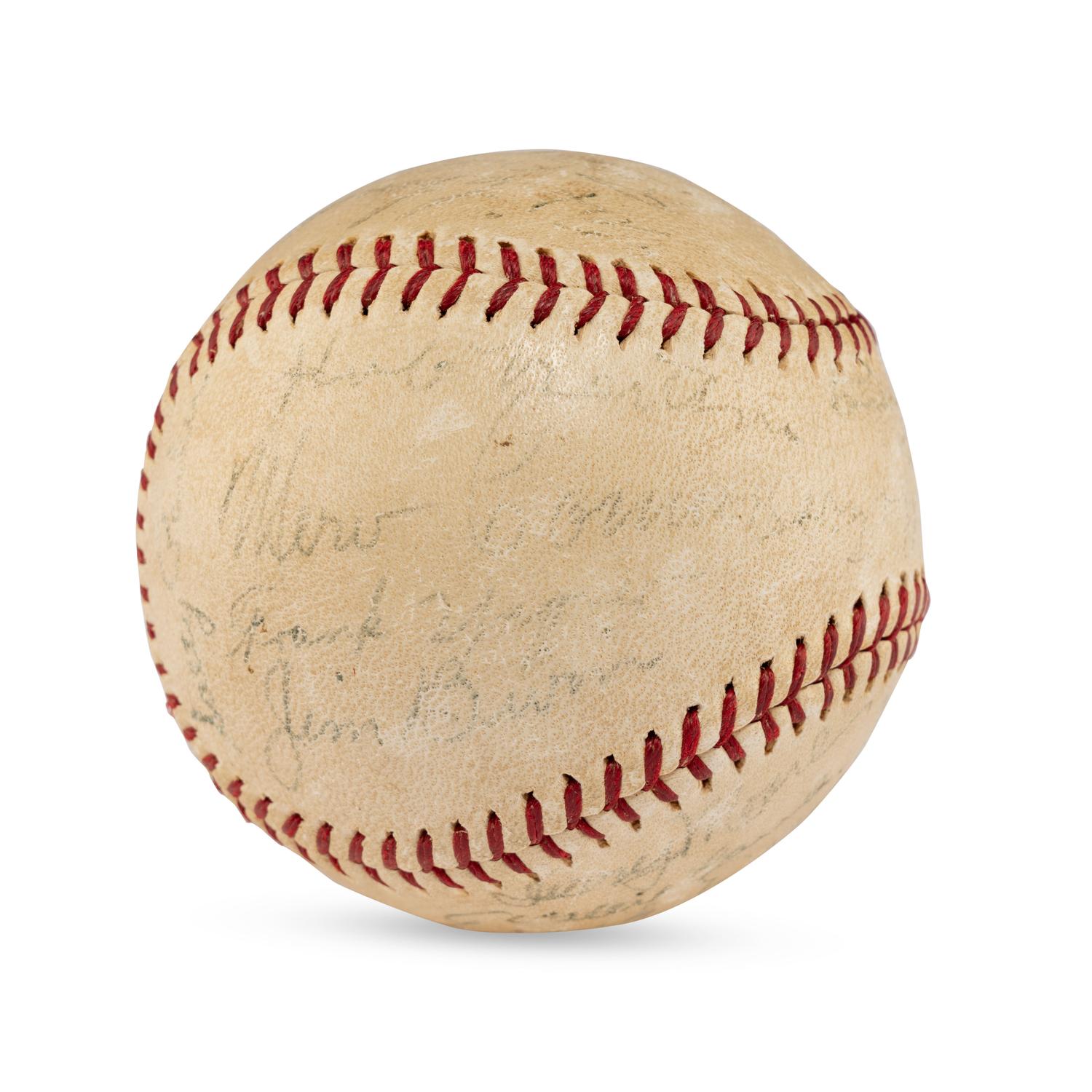 A 1938 Shreveport Sports Teams Signed Autograph Baseball