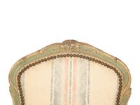 A Pair of Louis XVI Carved and Painted Side Chairs — 20TH CENTURY