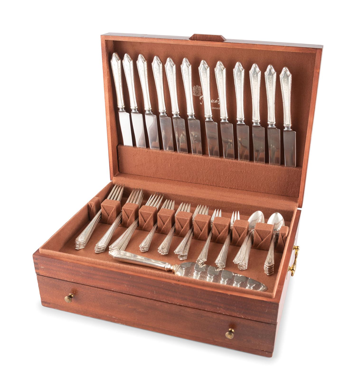 An American Silver Flatware Service