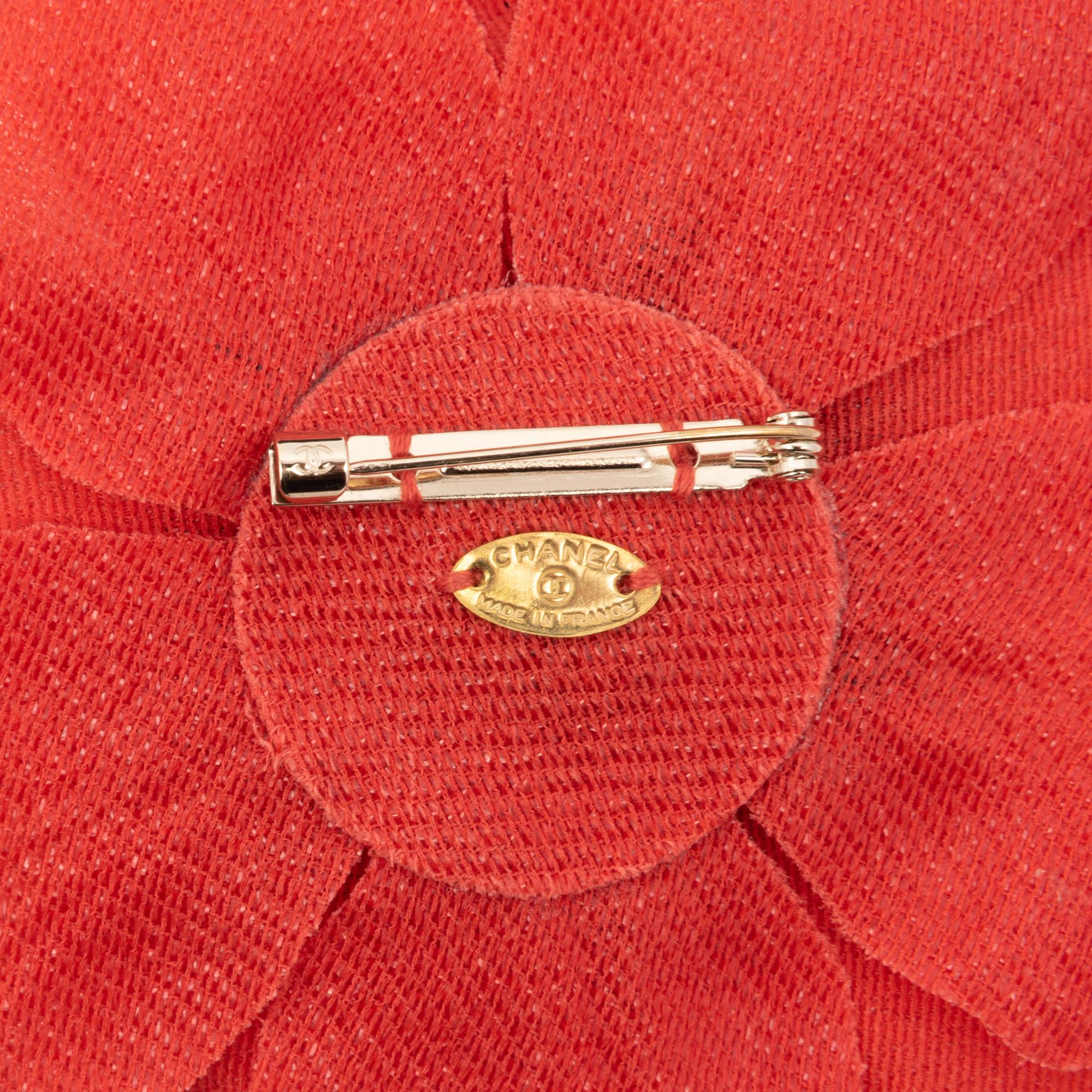 Four Chanel Camellia Pins, 1990-2000s