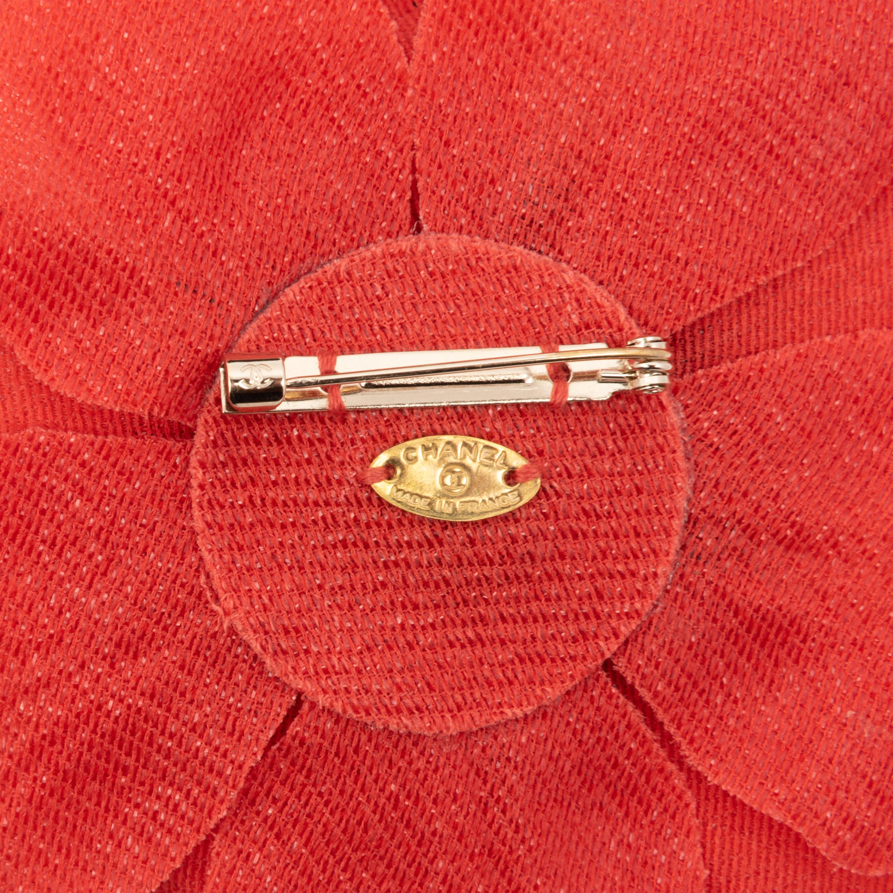 Four Chanel Camellia Pins, 1990-2000s