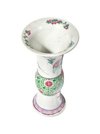 A Chinese Fencai/Famille Rose " Boys" Gu Vase, 19th Century
