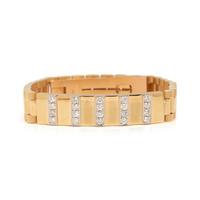 YELLOW GOLD AND DIAMOND BRACELET