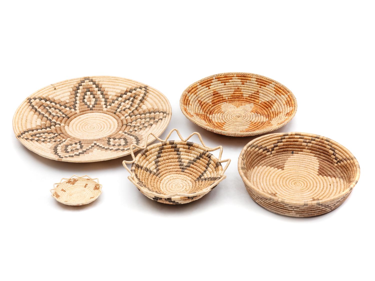Collection of Yaqui Baskets