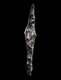 An Aztec Obsidian Eccentric Blade
