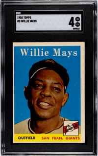 A Complete Set of 1958 Topps Baseball Cards Including SGC Graded Key Cards (494/494),