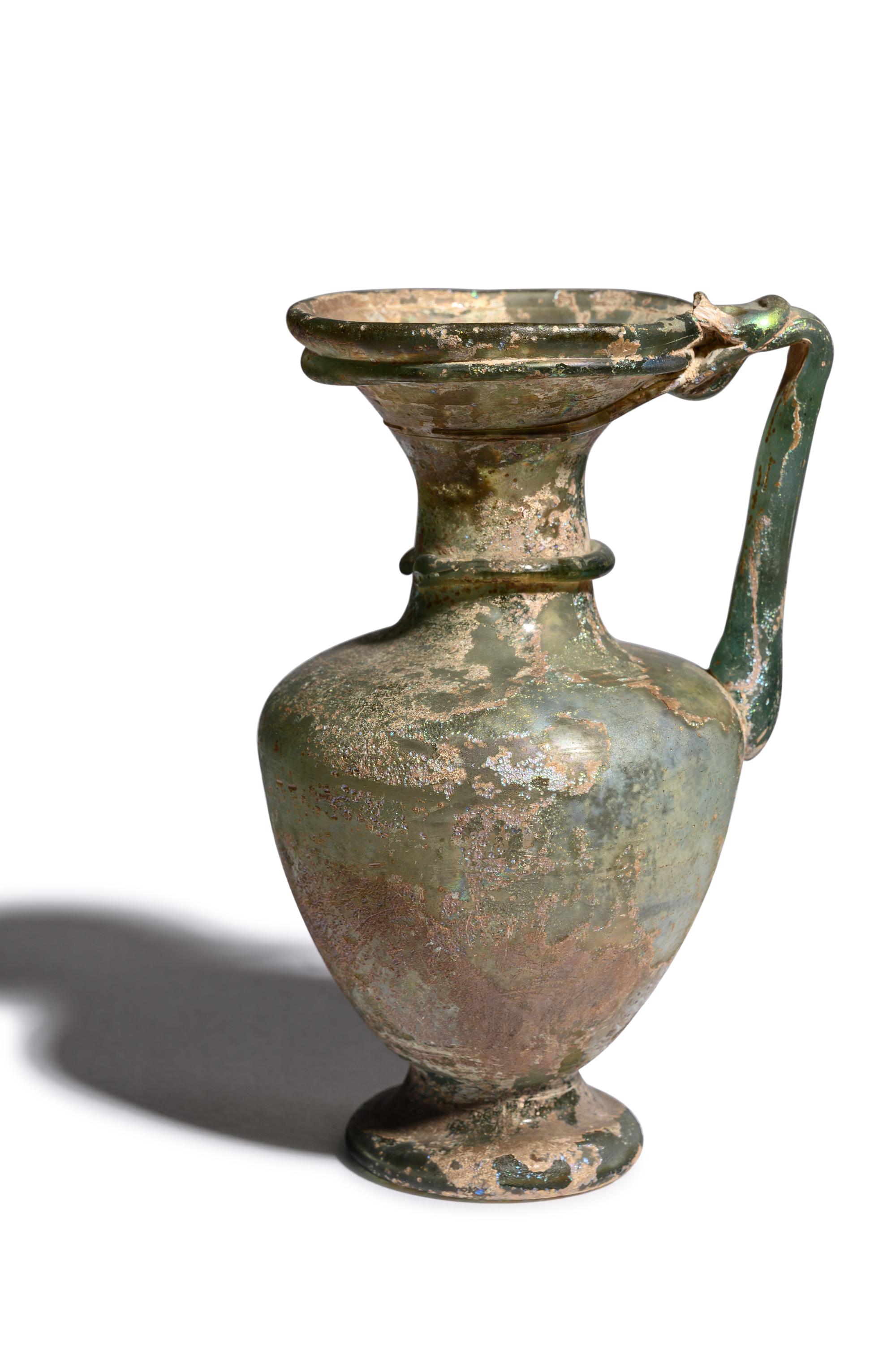 A Roman Glass Pitcher