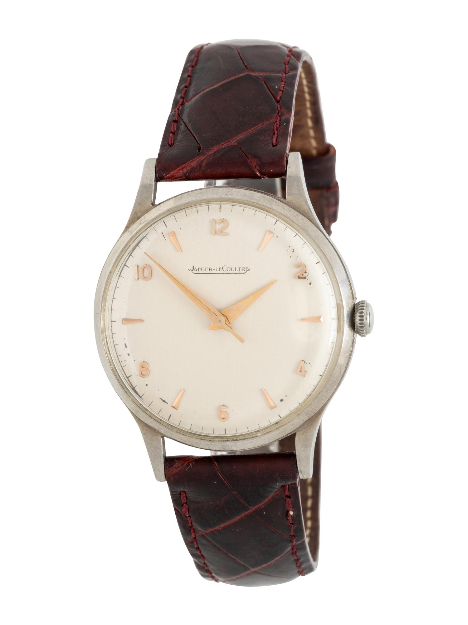 JAEGER-LECOULTRE, STAINLESS STEEL WATCH