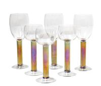 Steven Maslach, (American, 20th Century), 18 stemware articles in two sizes, 1987