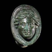 A Roman Bronze Sword Hilt