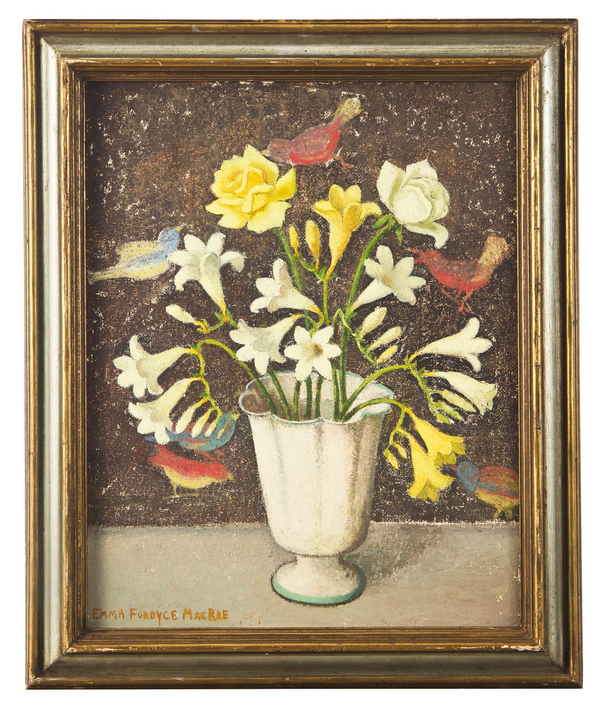 Freesia and Roses