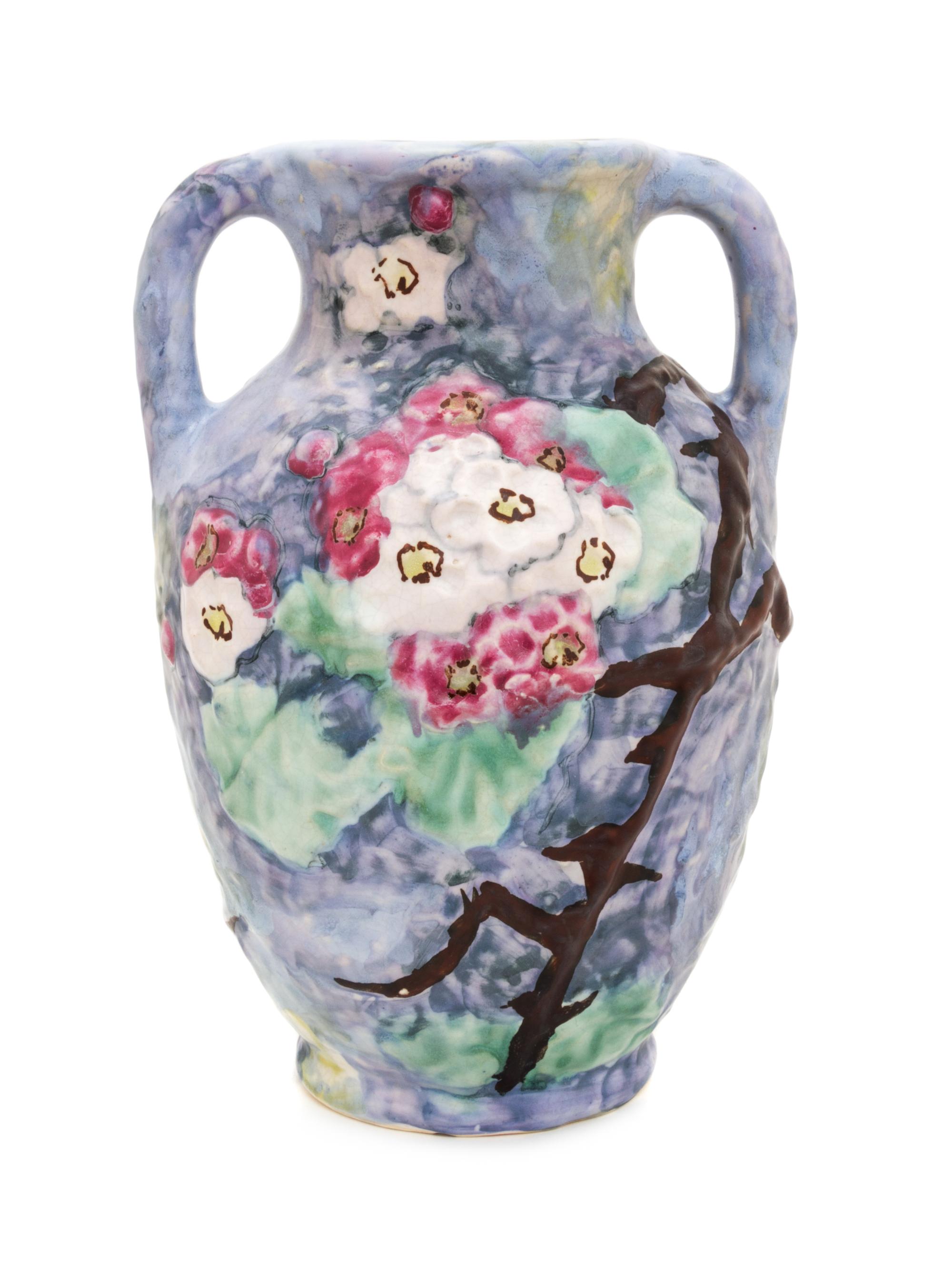 A Weller Pottery Vase Height 8 inches.
