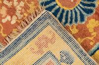 A Ningshia Wool Temple Runner and Two Ningshia Mats
