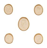 Twelve Framed Groups of Grand Tour Plaster Intaglios
