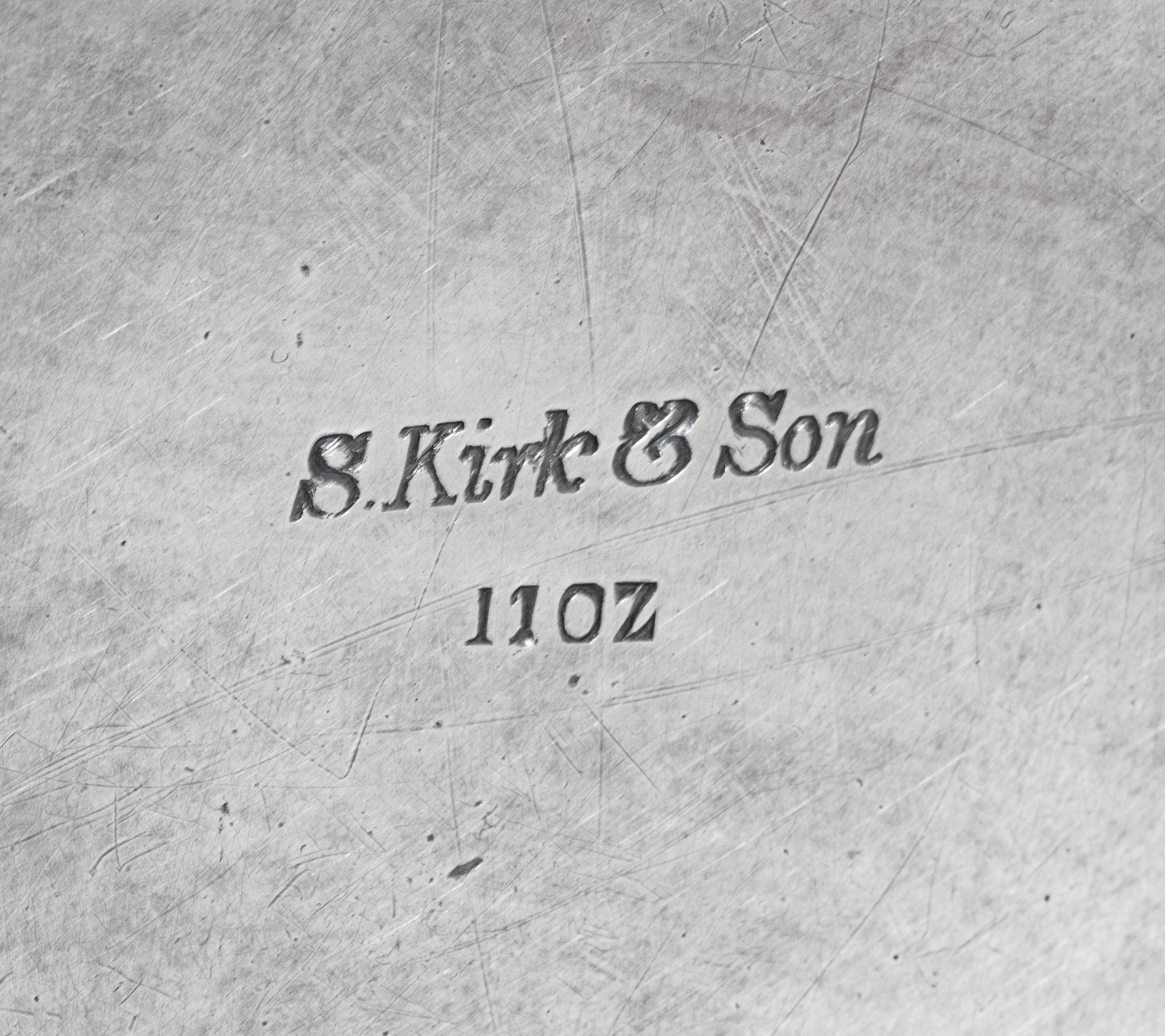 A Pair of S. Kirk and Son Silver Waiters