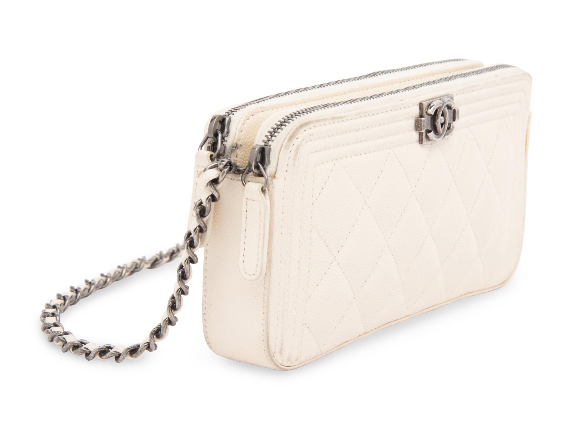 CHANEL, DOUBLE-ZIP MINI BAG