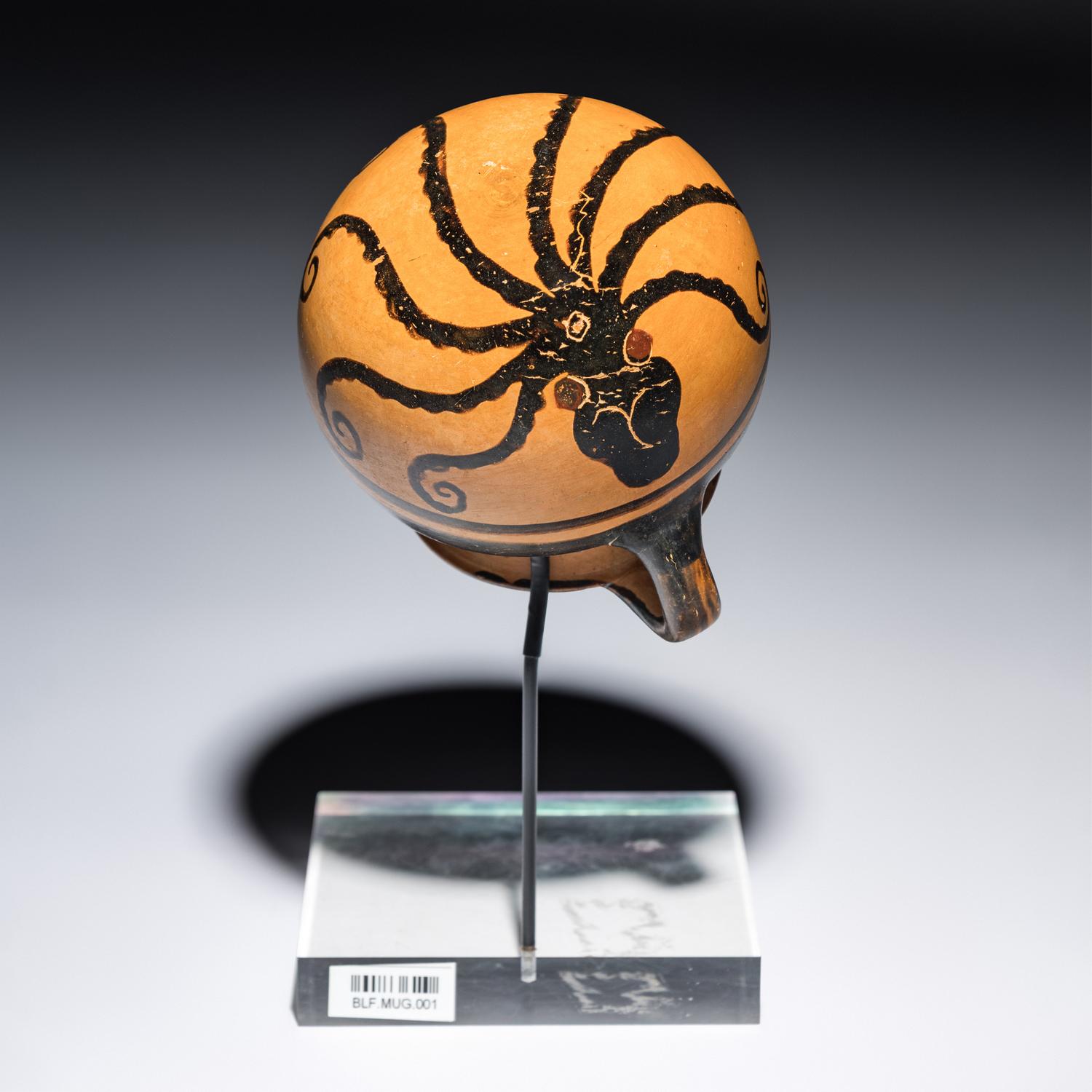 A Greek Black-Figured Mug with an Octopus