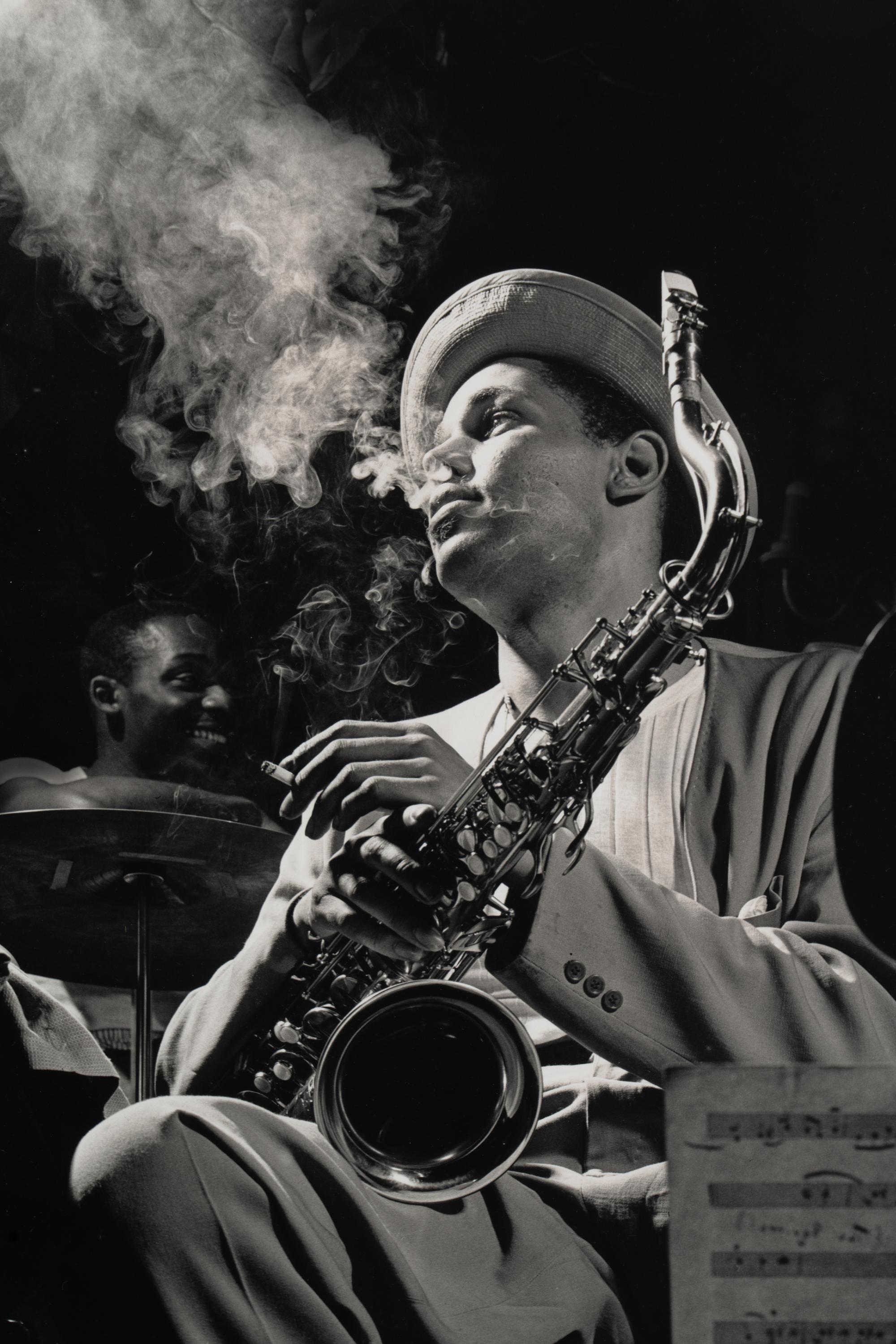 Herman Leonard (1923-2010) Dexter Gordon, Royal Roost, 1948