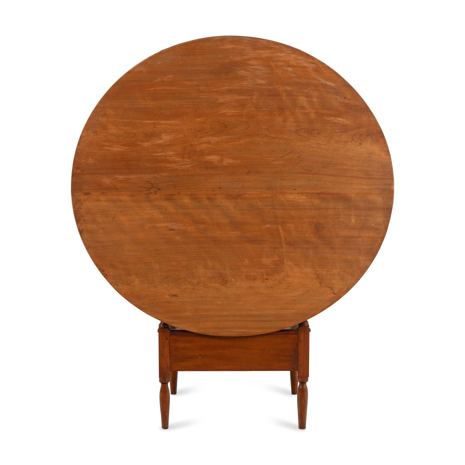 A Federal Cherrywood Hutch Table