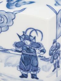 A Group of Chinese Export Blue and White Porcelain Articles