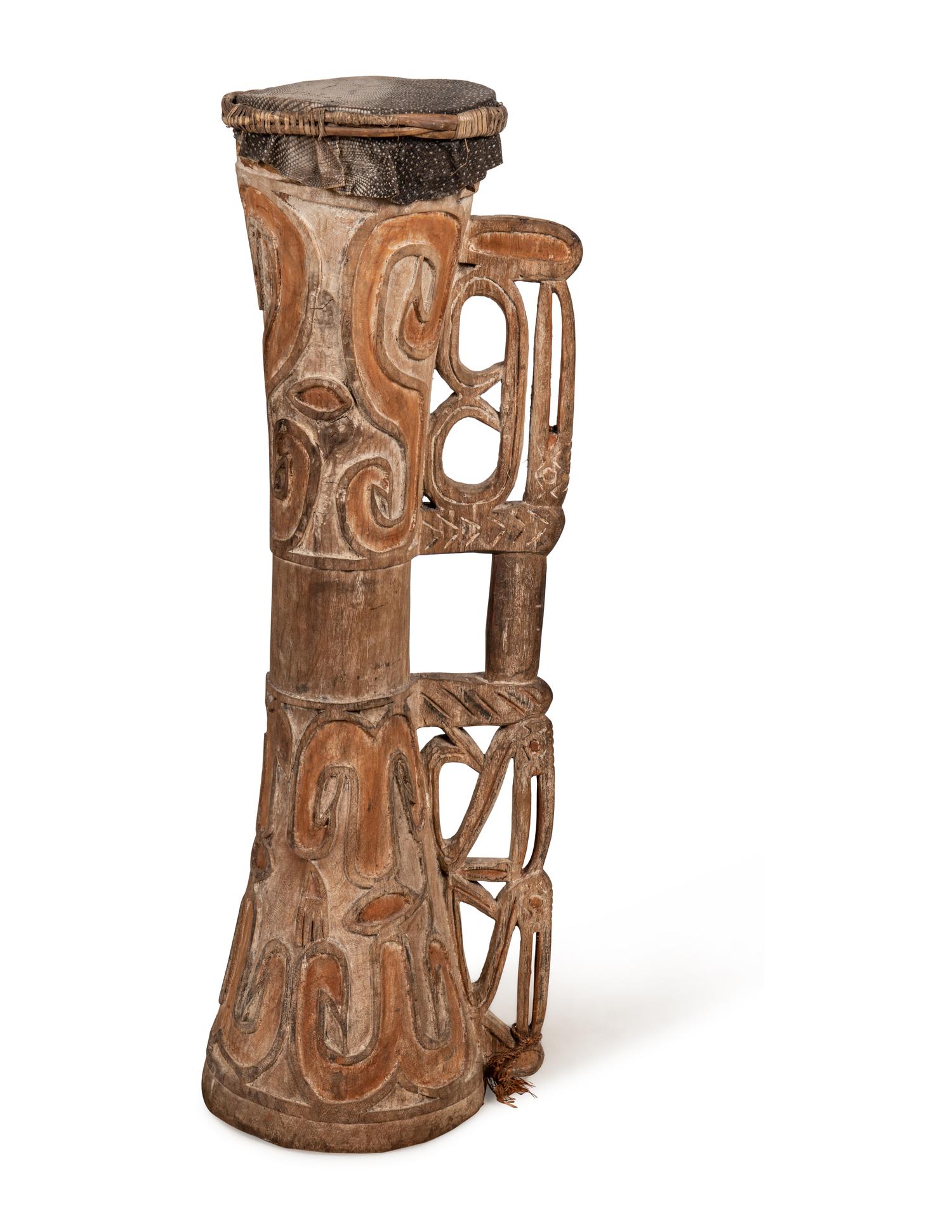 Four Asmat Drums