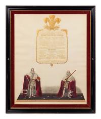 Nine Engravings Depicting the Coronation of George IV