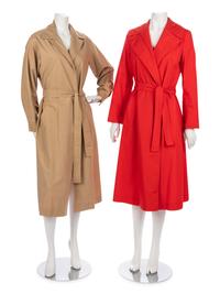 Four Halston Long Jackets, 1970-1980s