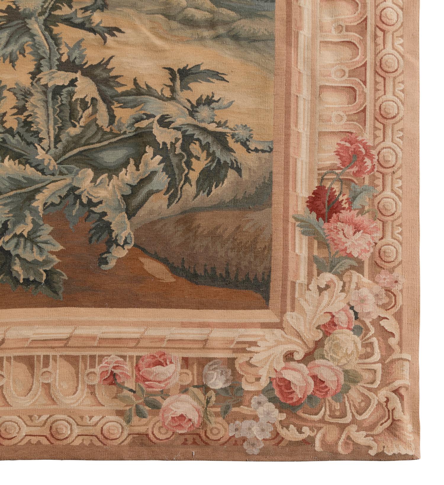 A Continental Wool Tapestry